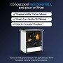 Cuisinière à Bois Rosetta Sinistra 5.0 – 7,9 kW steel