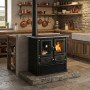 Cuisinière à bois Rosetta Sinistra 5.0 cuisson traditionnelle au feu de bois