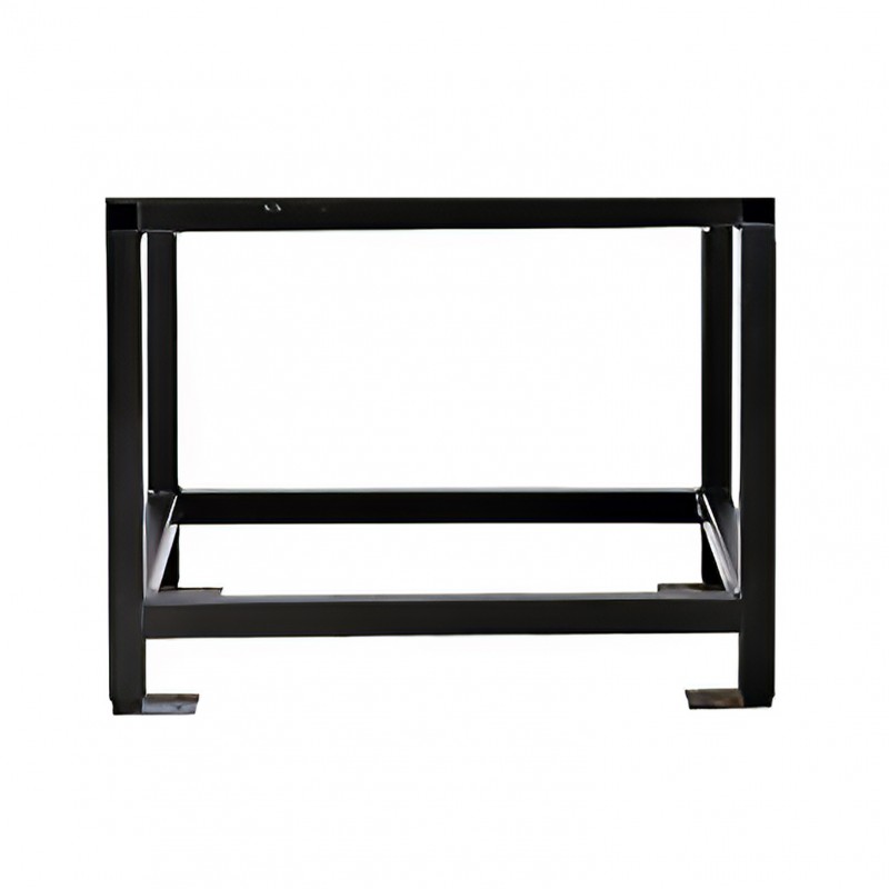 Support métallique noir pour insert cheminée Comfort P85 et P85 Plus