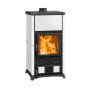 Poêle à Bois en Céramique Fedora.16 8,3 kW coloris blanc