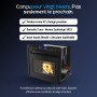 Insert à granulés Firebox Linea VZ 10 kW EcoDesign 2022 avec structure inaltérable