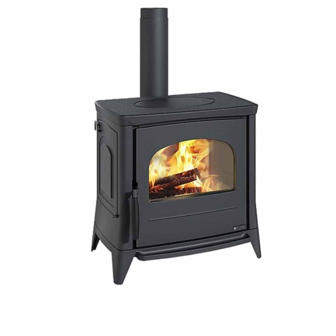 Poêle à Bois En Fonte LAVINIA EOS 11,7 kW Vue De Face