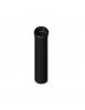 Élément droit en acier peint noir de 250 mm et diamètre de 80 mm pour conduits de fumée et cheminées. Accessoire robuste.