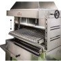 Barbecue au charbon en inox Foxy avec grille réglable en hauteur