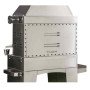 Barbecue au charbon inox Foxy avec grille réglable et hotte en inox