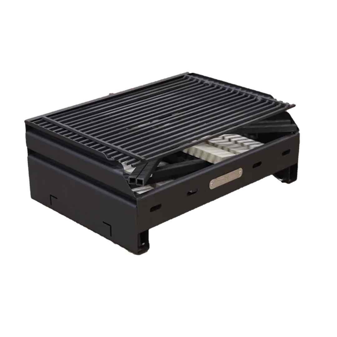 Cuve et grille de cuisson du barbecue au charbon de bois portable Grill M