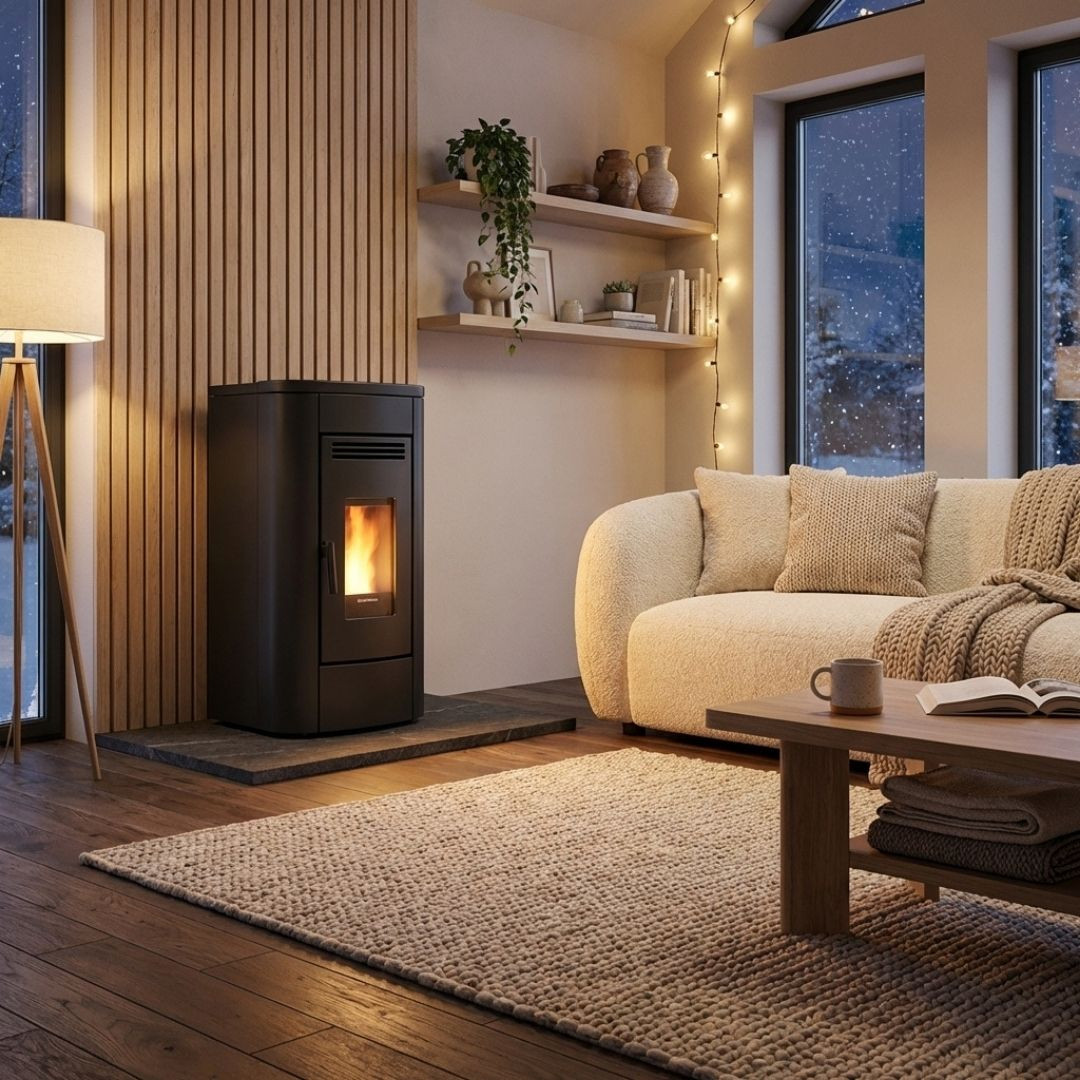 Poêle à Granulés Klaudia 5.0 Evo 8kW Ventilé | Extraflame