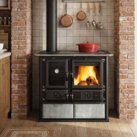 Cuisinière à Bois Rosa Sinistra Reverse 8kw