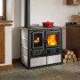 Cuisinière à Bois Rosa Sinistra Reverse 8kw