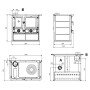 Cuisinière à Bois Rosa Sinistra Reverse 8kw