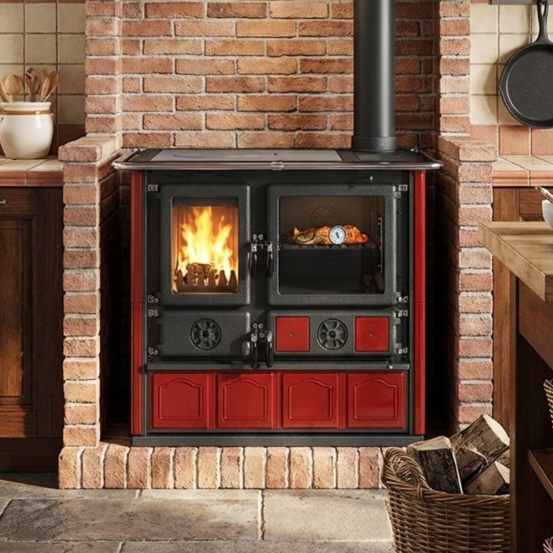 Cuisinière à bois Rosa.16 Maiolica - 8,8 kW