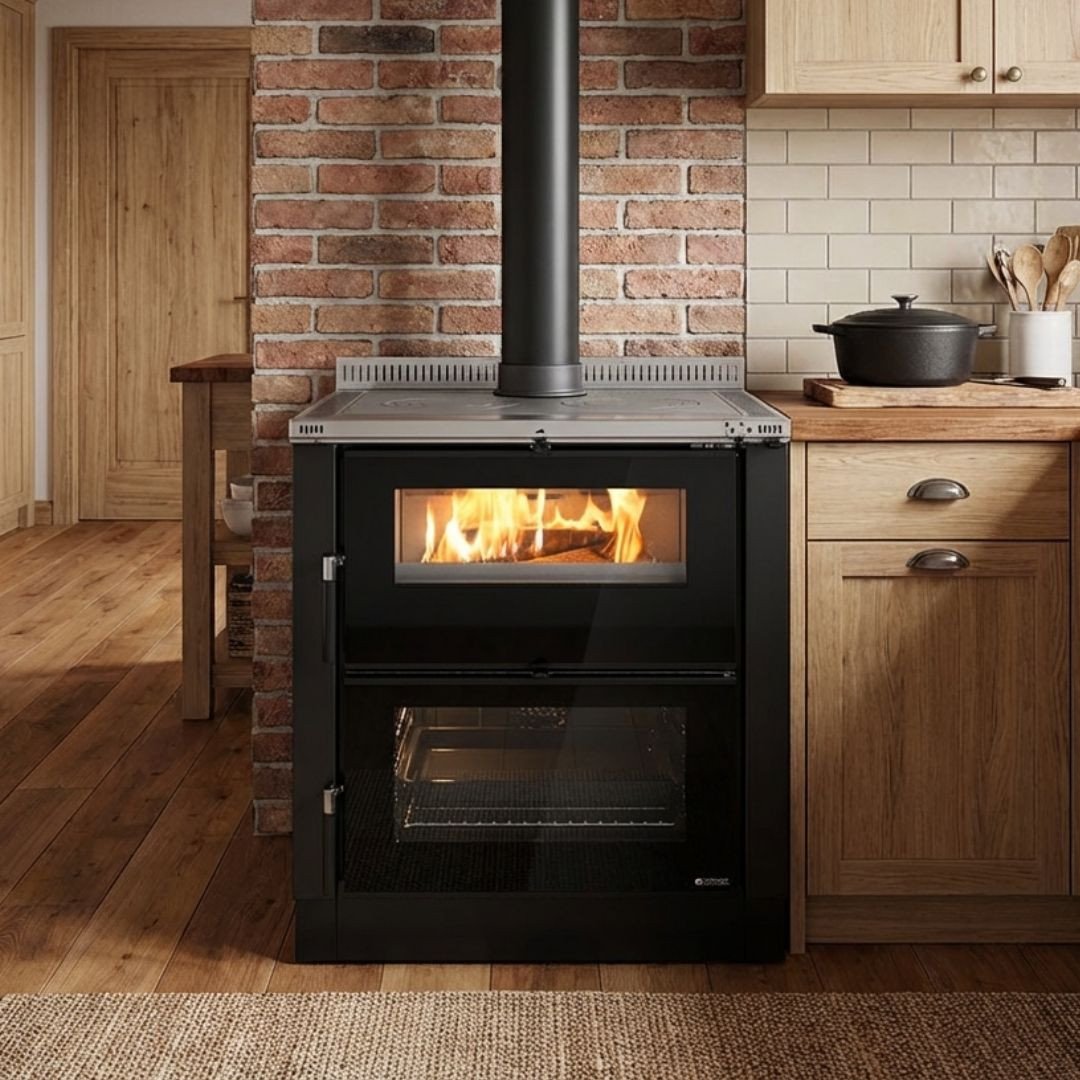 Cuisinière à Bois Encastrable 7 kW Verona XXL