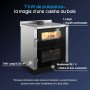 Cuisinière à Bois Encastrable 7 kW Verona XXL