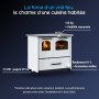 Cuisinière à Bois en fonte Family 7,5 kW