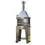 Barbecue au charbon en inox Foxy