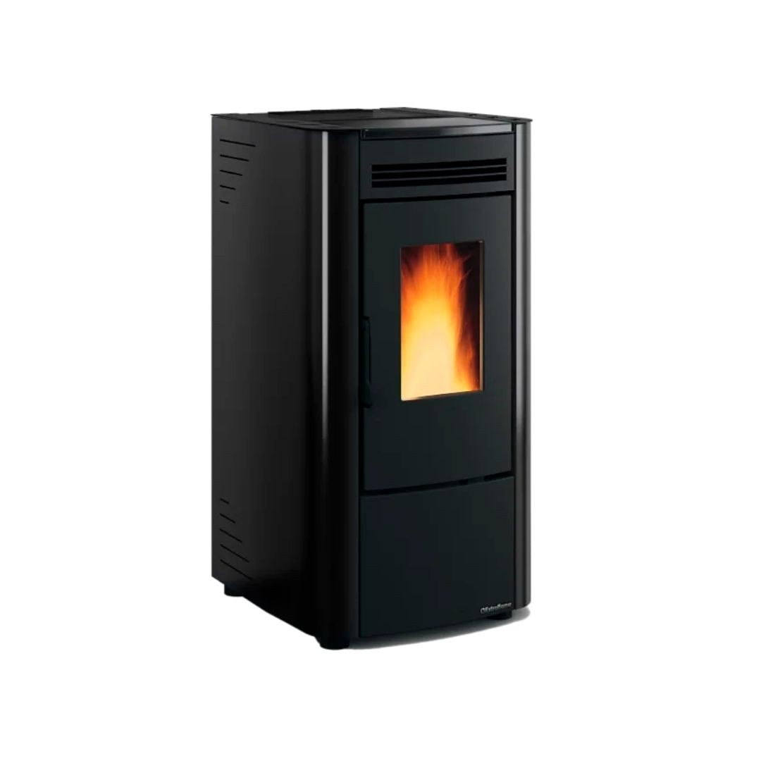 Poêle à granulés KETTY 5.0 noir 6,5 kW avec ventilation frontale