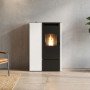 Poêle à granulés extra plat canalisable Eva Calor Pia - 11 kW