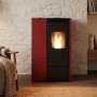 Poêle à granulés extra plat canalisable Eva Calor Pia - 11 kW