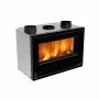 Insert à bois INSERTO 80 CRYSTAL EVO.16 7,4 kW avec grande vitre et feu apparent