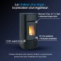 Poêle à pellets canalisable Mariella Plus AD 7 kW