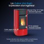 Poêle à pellets canalisable Mariella Plus AD 7 kW