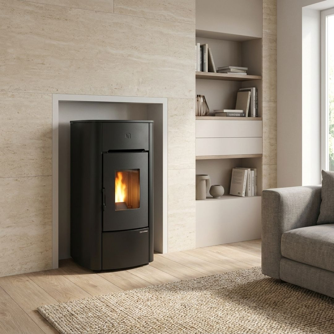 Poêle À Pellets Canalisable Mariella Plus AD 7 kW | Haute Performance