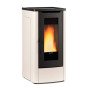 Poêle à granulés Dahiana Plus AD 10 kW ivoire sur fond blanc