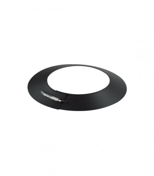 Larmier large DW ECO 2.0 Noir Ø 100 mm