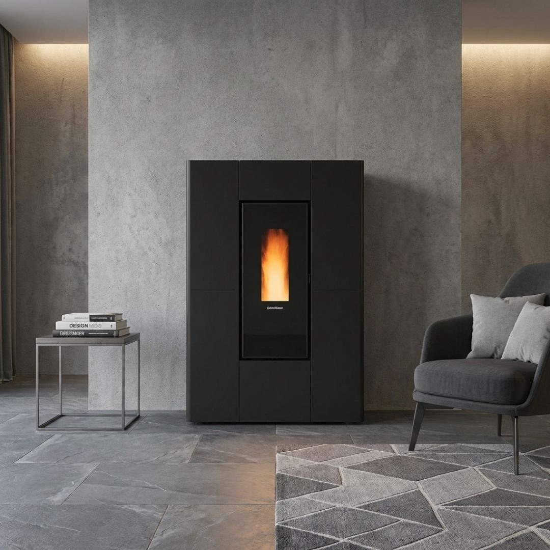 Poêle à Granulés Extra Plat Marilena Plus 5.0 - 8 kW
