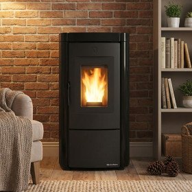 Poêle à Granulés Étanche à Ventouse Moira 7 kW + Kit ventouse