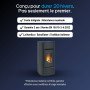 Avantages du poêle à granulés étanche Angelica Evo 8 kW noir