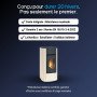 Avantages du poêle à granulés étanche Angelica Evo 8 kW blanc