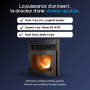 Avantages de l’insert à granulés Davide avec chambre de combustion en fonte