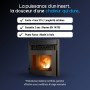 Avantages de l’insert à granulés Davide avec chambre de combustion en fonte
