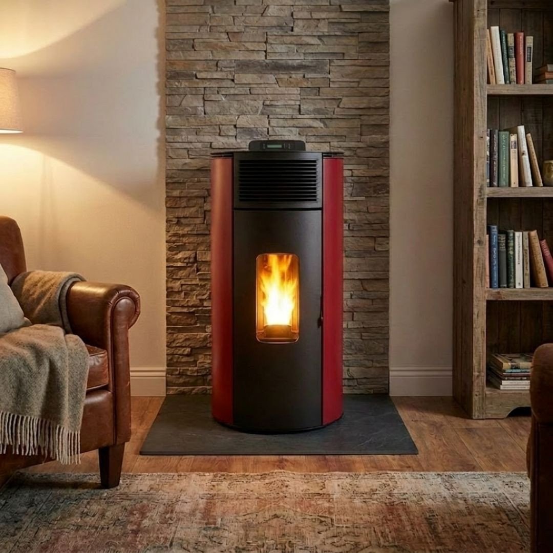 Poêle à Granulés Étanche 9 kW Lorena