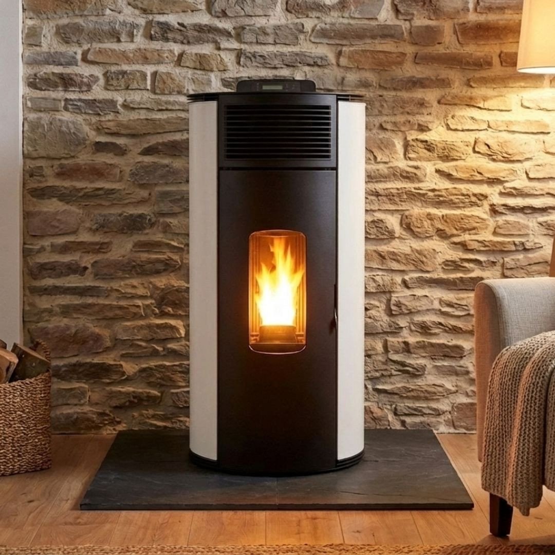 Poêle à Granulés Étanche Lorena 9 kW + kit ventouse