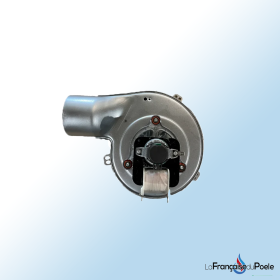 Extracteur de fumées métallique avec moteur centrifuge pour poêle à bois Kiara