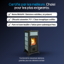 Avantages du poêle à bois Gemma Lean Petra 6,5 kW