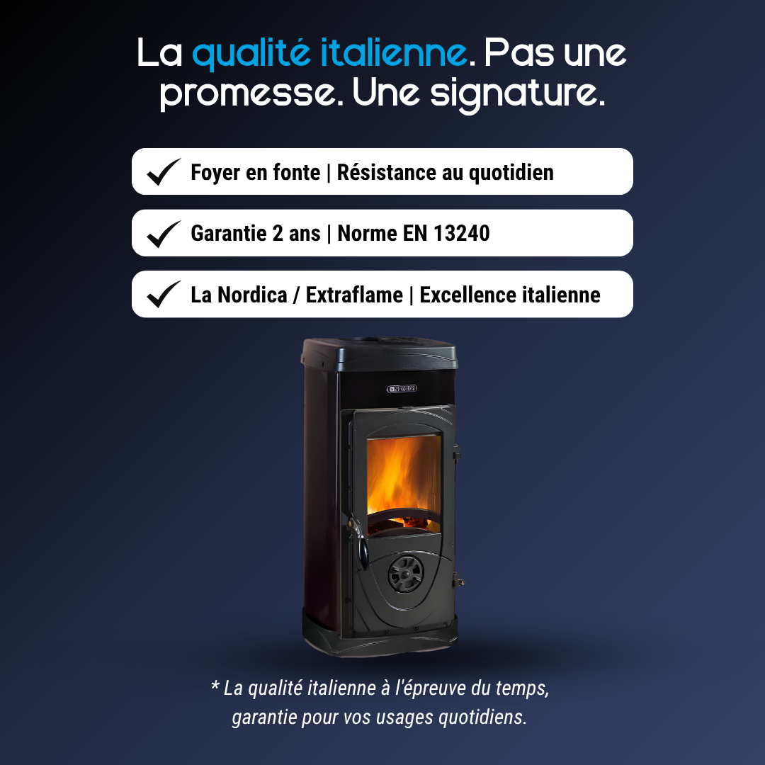 Poêle à bois Super Junior 5 kW | Compact et Efficace