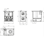 Cuisinière à Bois 7,9 kW Rosetta Sinistra 5.0
