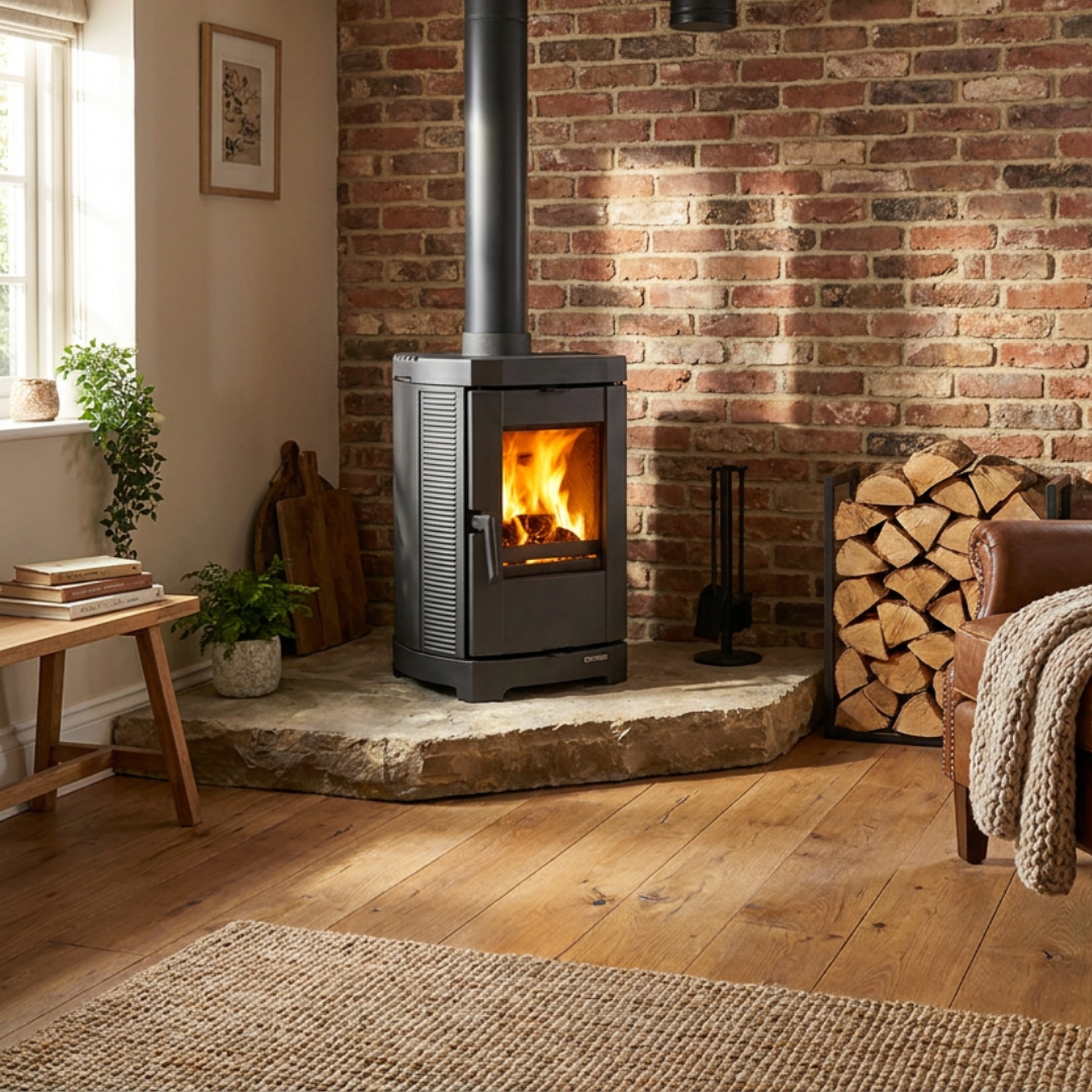 Poêle à bois Brigitta GB 4,7 kW | La Nordica Extraflame