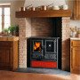 Cuisinière à Bois Rouge Rosetta 5.0 – 7,9 kW