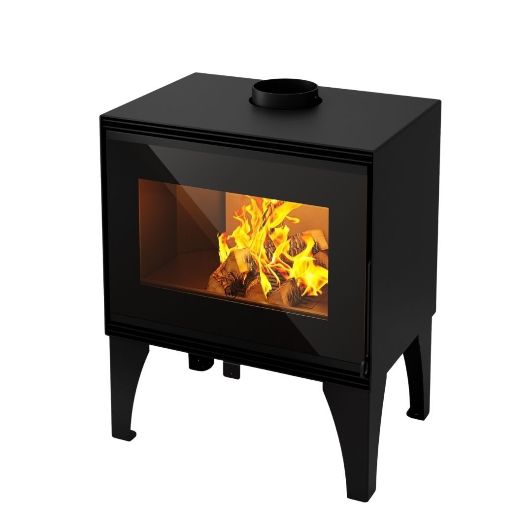 Poêle à bois Sapin Bûche 50 cm - 10.8 kW | Linea VZ