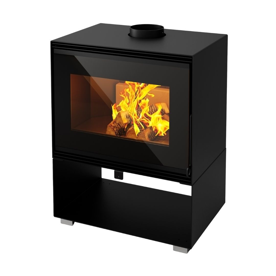 Poêle à bois Mélèze Bûche 50 cm - 10.8 kW | Linea VZ