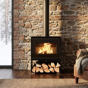Poêle à bois Mélèze Bûche 50 cm - 10.8 kW | Linea VZ