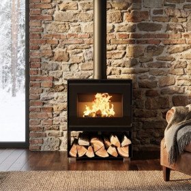 Poêle à bois Meleze 10.8kw Linea vz
