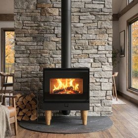 Poêle à bois Erable 10.8kw Linea vz