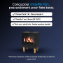 Poêle à bois Érable Bûche 50 cm - 10.8 kW | Linea VZ