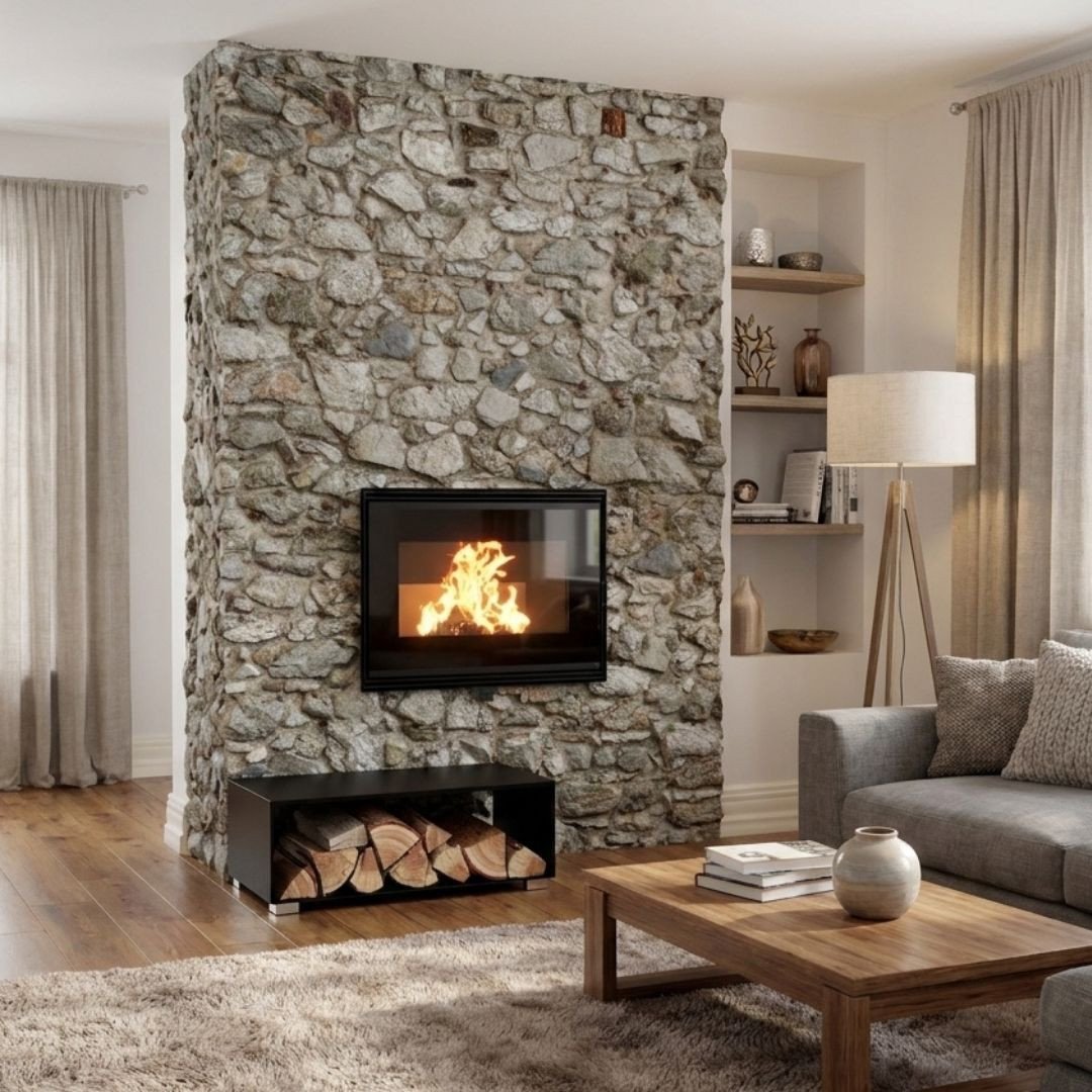 Insert à bois Ares Bûche 50 cm - 10.8 kW | Linea VZ