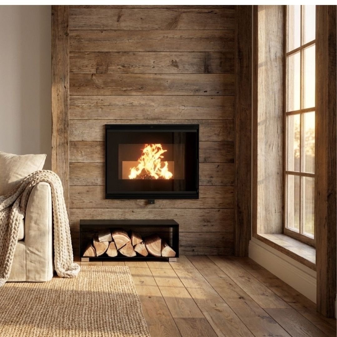 Insert à bois Ares Bûche 50 cm - 10.8 kW | Linea VZ